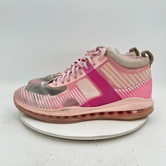 Nike Lebron X John Elliot Icon Quick Men Size 13 AQ0114-600 Strike Pink Shoes - Picture 1 of 11